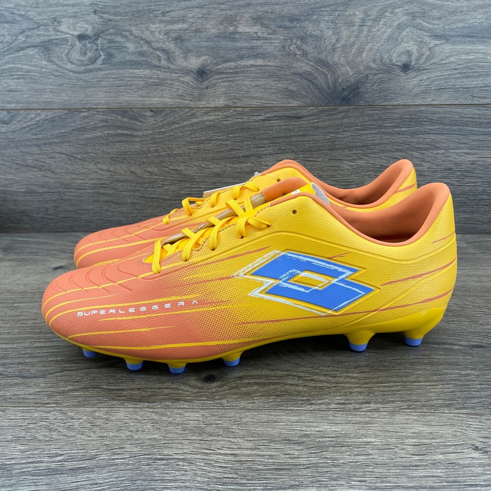 Lotto Solista 700 Superleggera Mens Soccer Cleats Yellow Orange CE176 Size 11.5